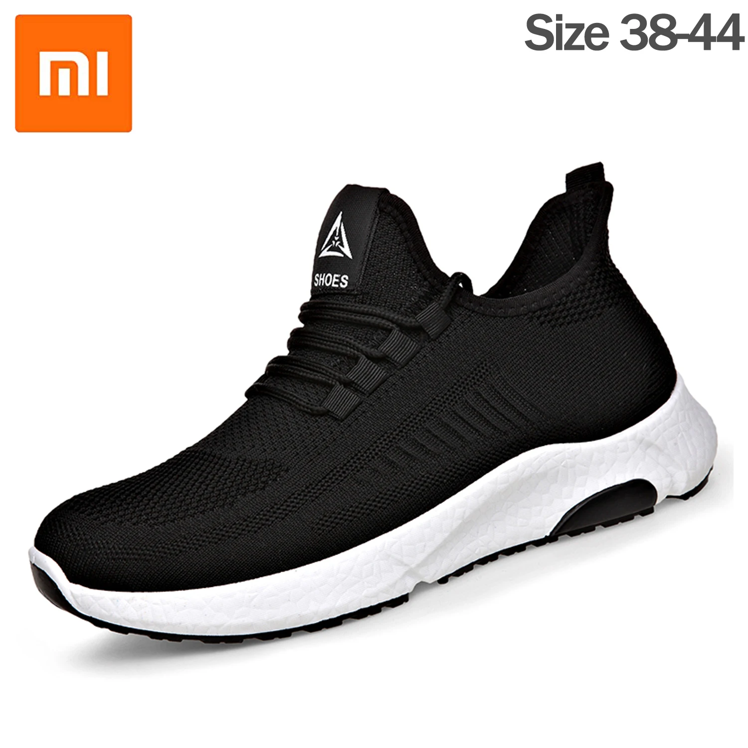 

Xiaomi Men Sneakers Mesh Breathable Flying Woven Running Shoes Comfor Sport Gym Tennis Casual Shoes Non Slip Travel Walking Shoe