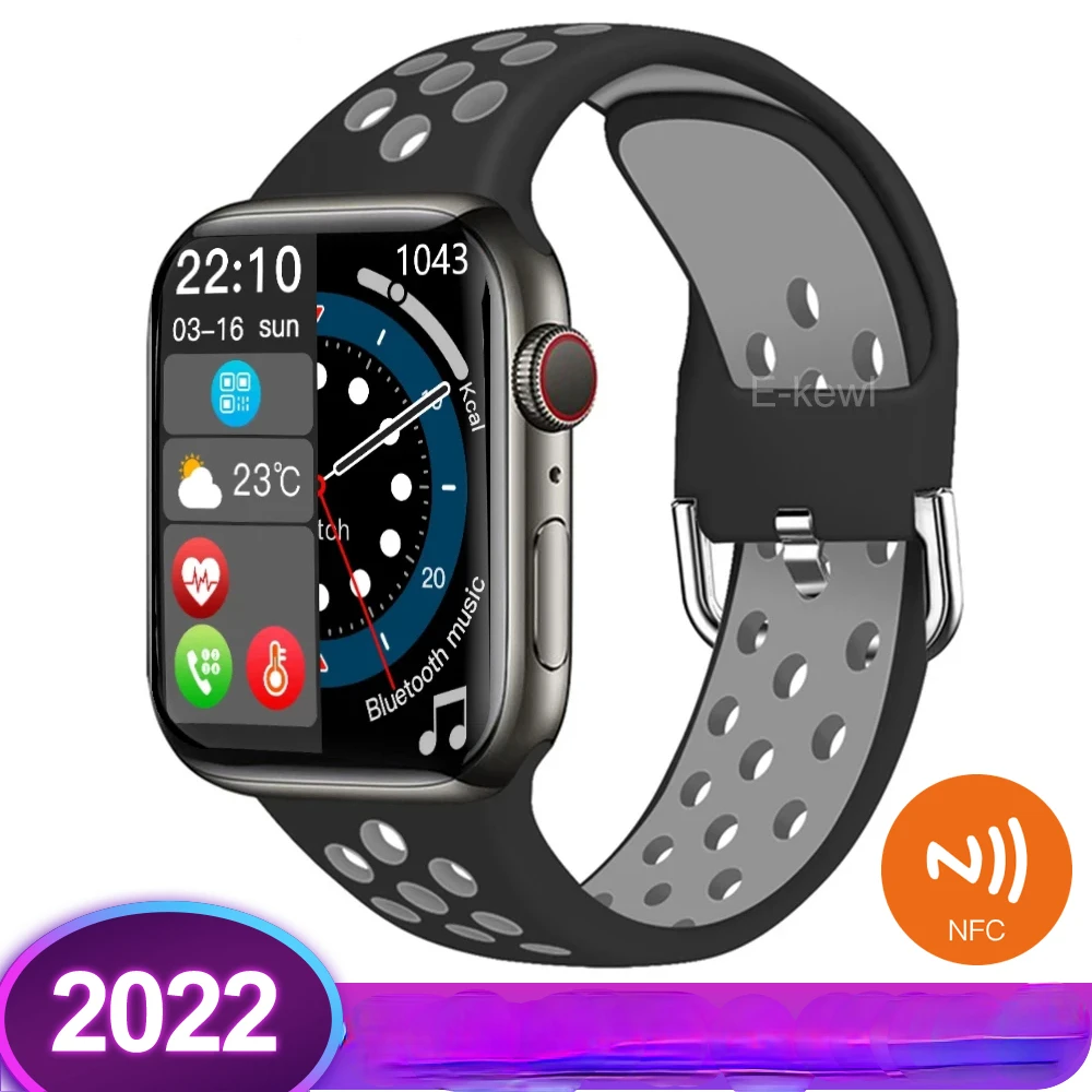 

Vwar DT7 Plus Smart Watch Series 7 Two Buttons NFC GPS Tracker Bluetooth Call Men Women 45mm Smartwatch 2022 for IOS Android