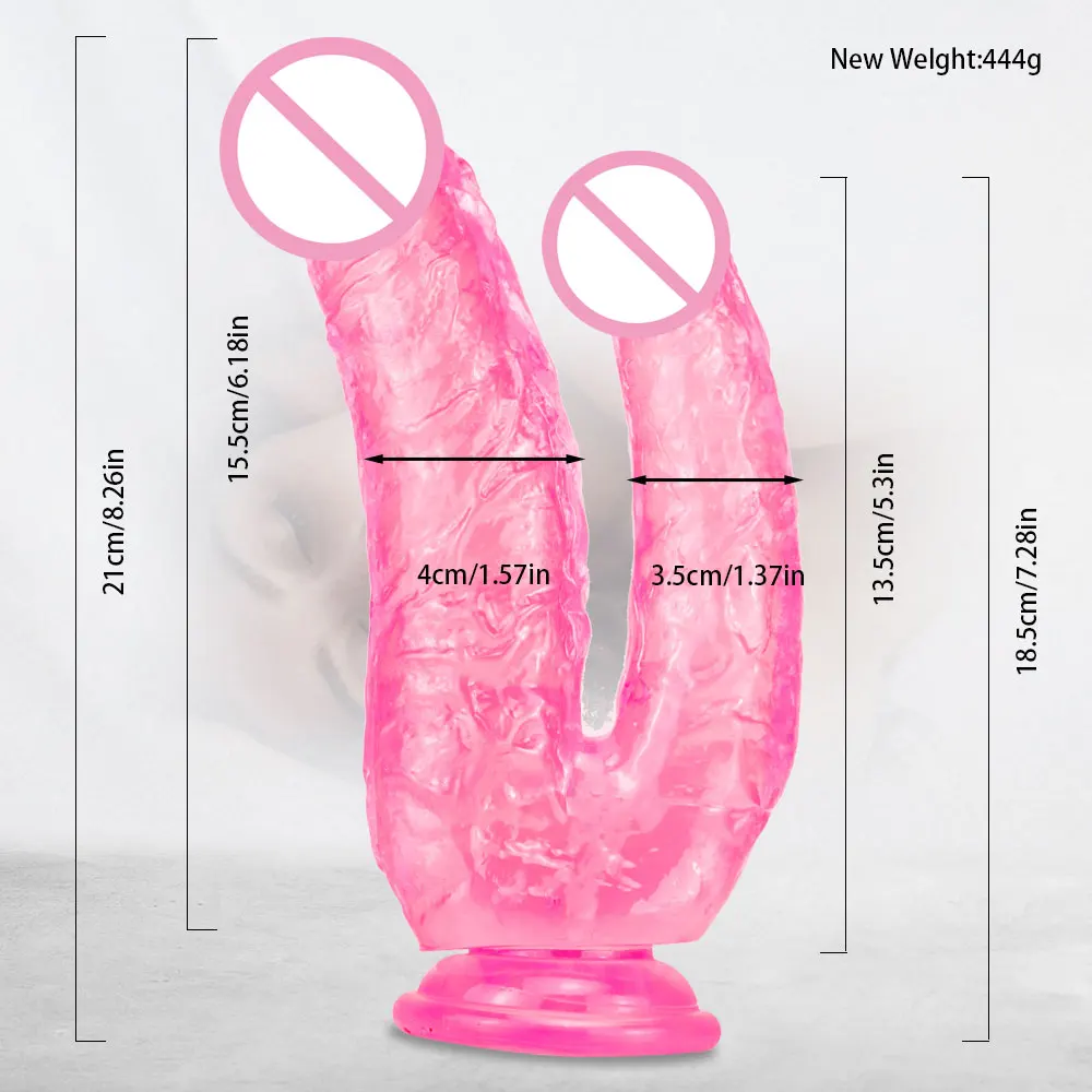 Стандартный силиконовый двойной фаллоимитатор FREDORCH приспособление для