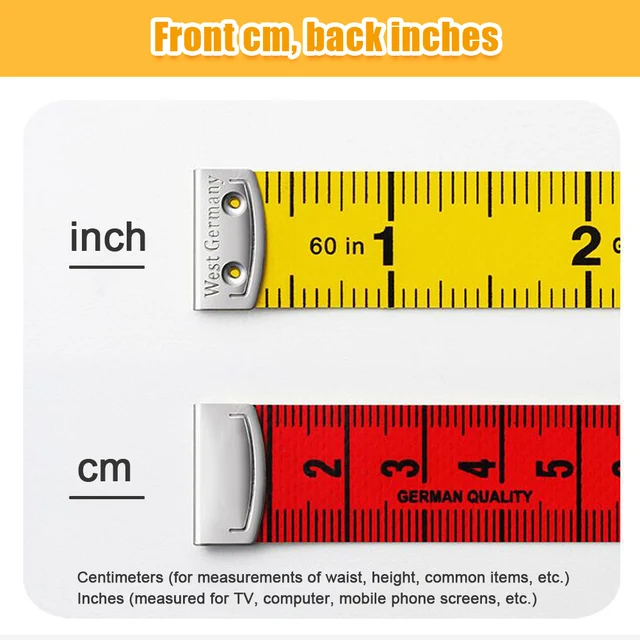 New Measuring Tape for Body Fabric Sewing Tailor Cloth Knitting Home Craft Measurements  Sewing Measuring Ruler Measure 150cm - AliExpress