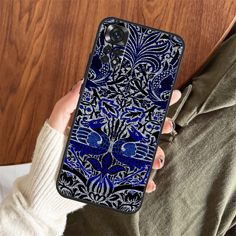 Чехол William Morris Lodden для Xiaomi Redmi 13C 14C 10C 12C Note 14 Pro 13 12 11 9 10 9S 10S 11S 12S Cover