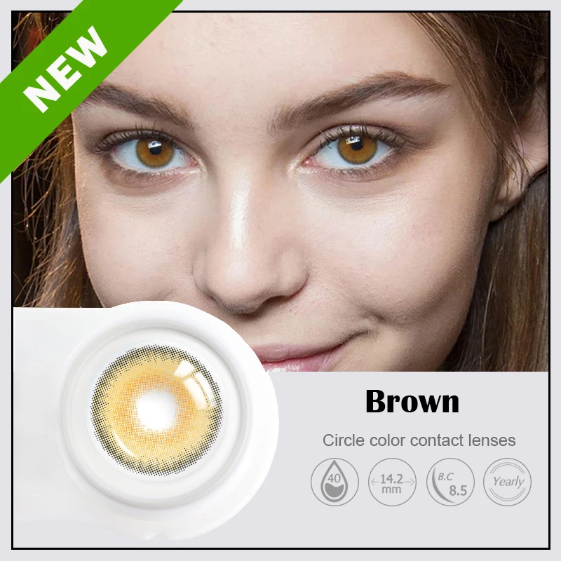 color contact lenses for eyes 1 pair color lens eyes yearly use colored pupils for eyes contacts circle brown gray green lenses free global shipping