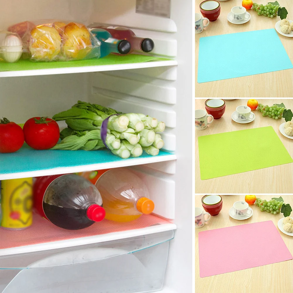 

1pcs New Refrigerator Waterproof Pad Antibacterial Antifouling Mildew Moisture Can Be Cut Washed Pad Fridge Mats Cabinet Mat