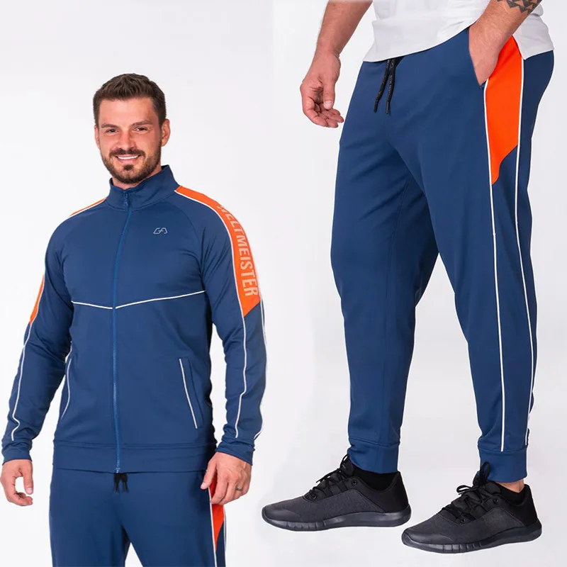 

Conjunto De Dos Piezas Para Hombre, Chándal Informal Con Cremallera, Chaqueta Y Pantalones, Chándal Harajuku, Ropa Deportiva De