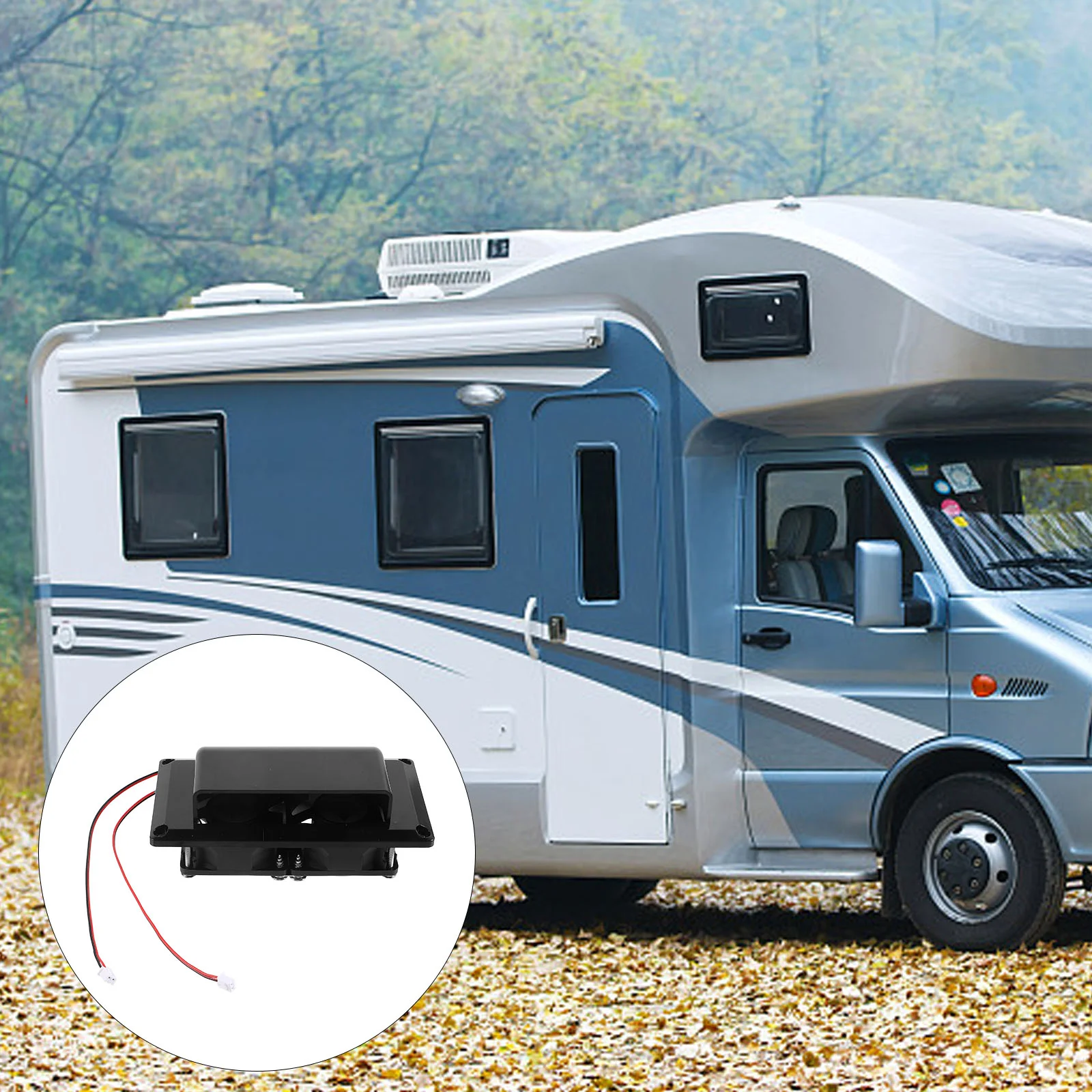 

Air Vent Fan RV Vent Fan 12V RV Side Mounted Vent Fan Motorhome Ventilation Exhaust Fan