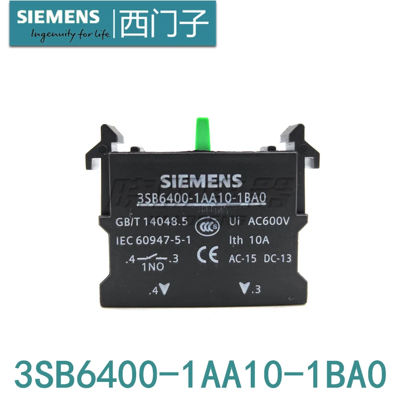 

Original Siemens contact 3SB6400-1AA10-1BA0 button contact