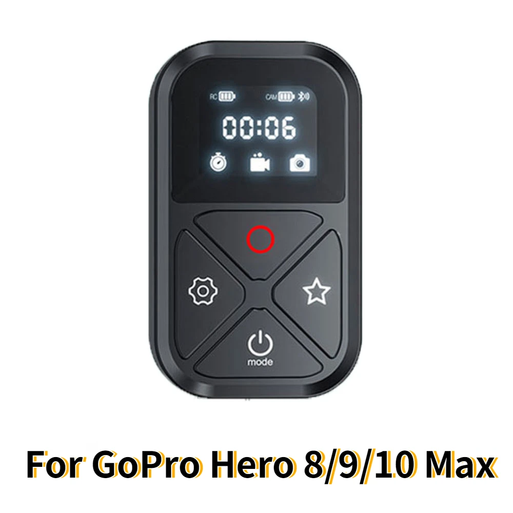 

Bluetooth пульт дистанционного управления 80 м для GoPro Hero 7 8 9 10 Черный GoPro Max смарт-пульт дистанционного управления Wi-Fi браслет на запястье аксессу...