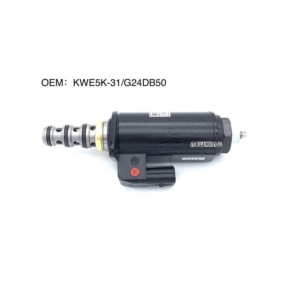 

Высококачественный электромагнитный клапан YV55M01001P1 YV55M01001P2 KWE5K-31 G24DB50 для Kobelco SK120 SK135 SK200 SK210 SK250 SK300