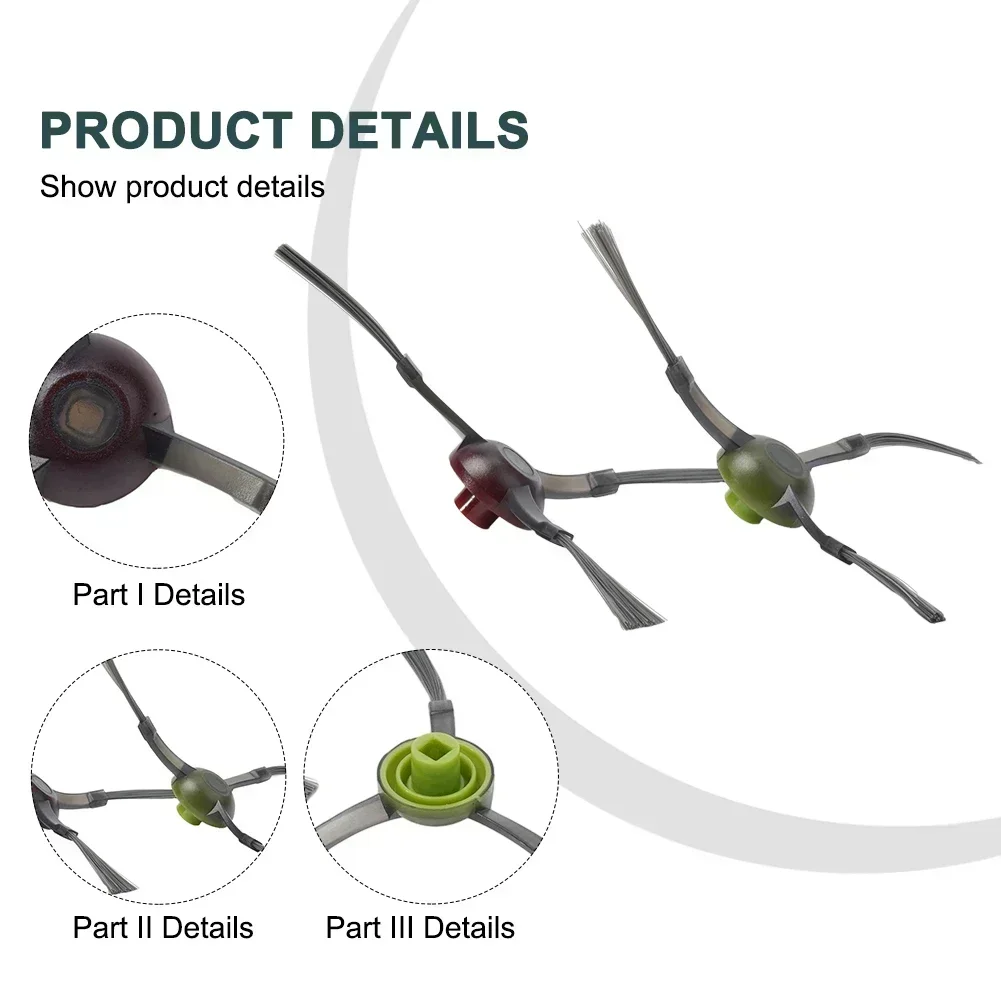 8 шт. боковая щетка для Deebot DT83 DT85 DD35 DJ35 DM81 900 бытовой пылесос детали техники