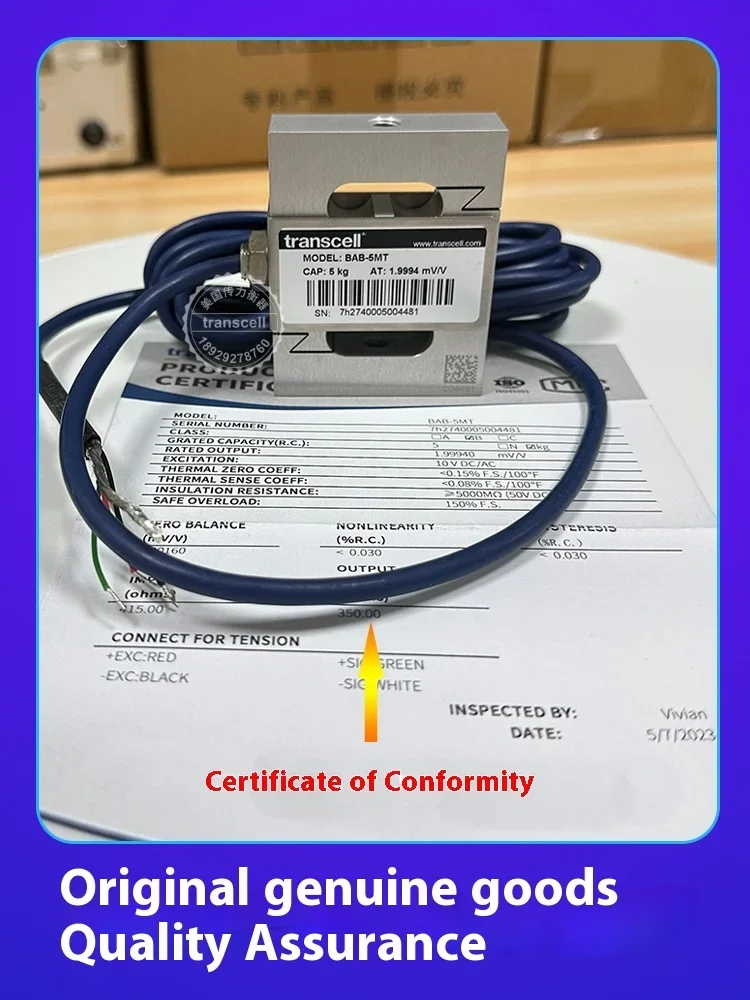 Американский подлинный тензодатчик Transcell BAB тип S высокая точность 5/10/20/30/100 кг