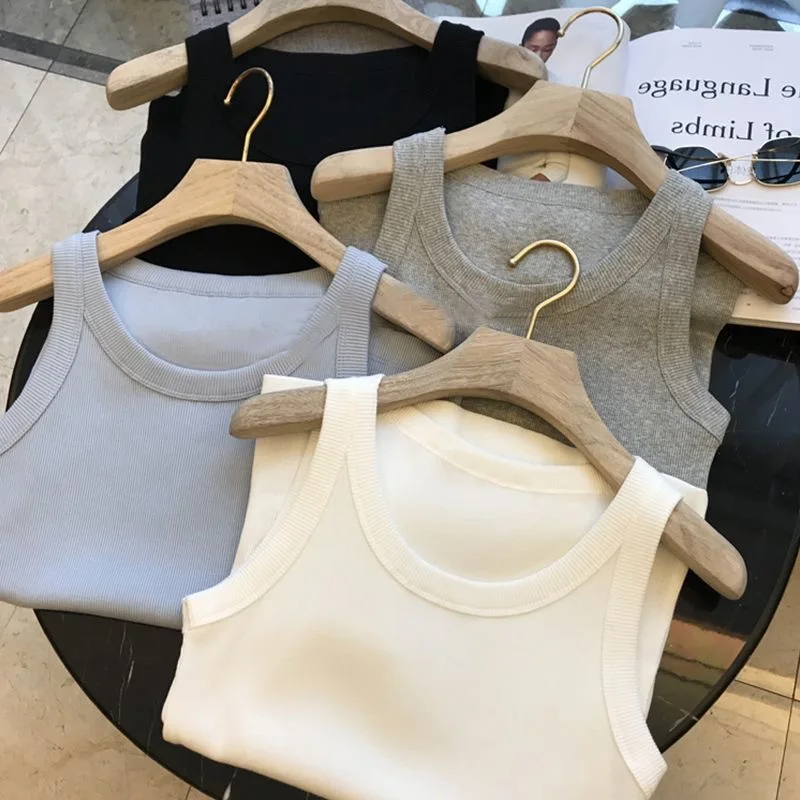 

2023 Летняя Повседневная жилетка для девочек, детская футболка без рукавов