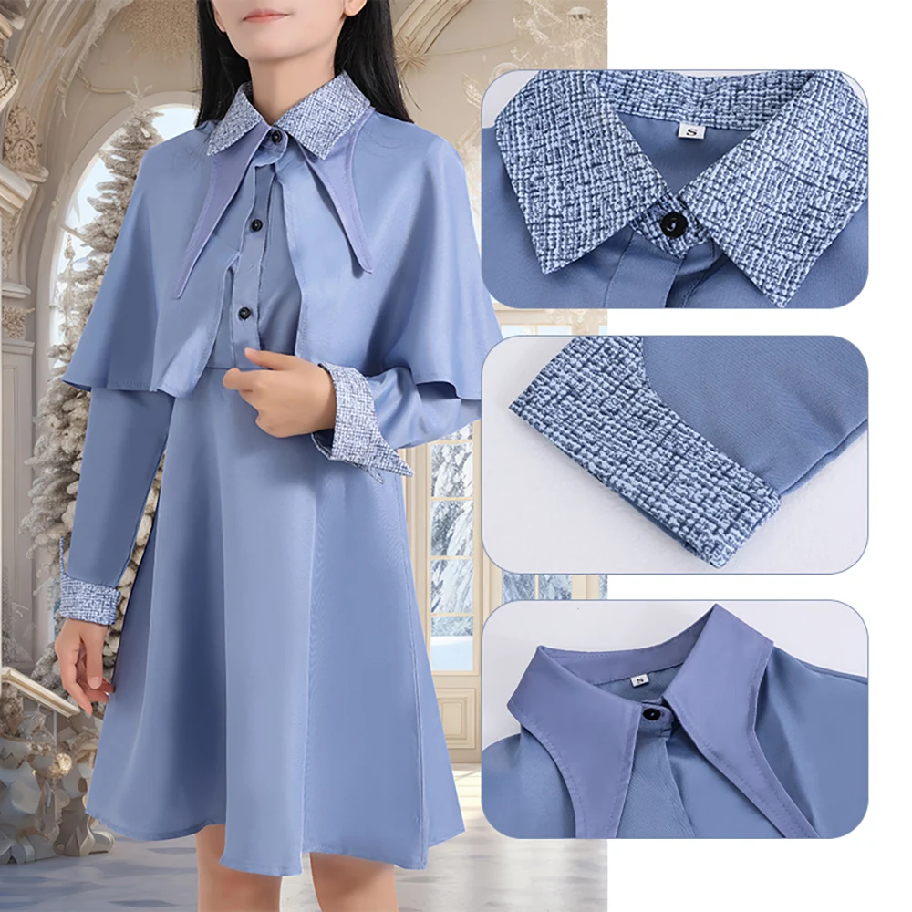 Костюм для косплея Изабель дельчар детей и взрослых униформа школы халат тряпый