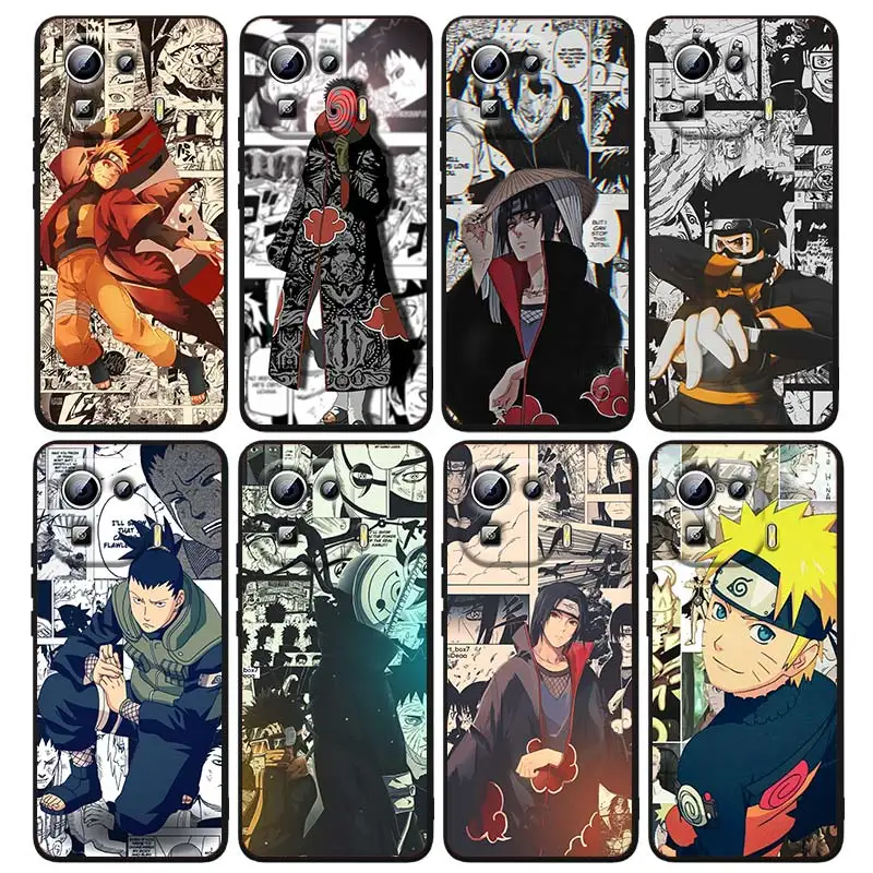

Manga style Anime Naruto For Xiaomi Mi 12 12X 11T 11 11i 10i 10T 10S Note 10 9T 9 SE Lite Ultra Pro 5G Black Capa Phone Case