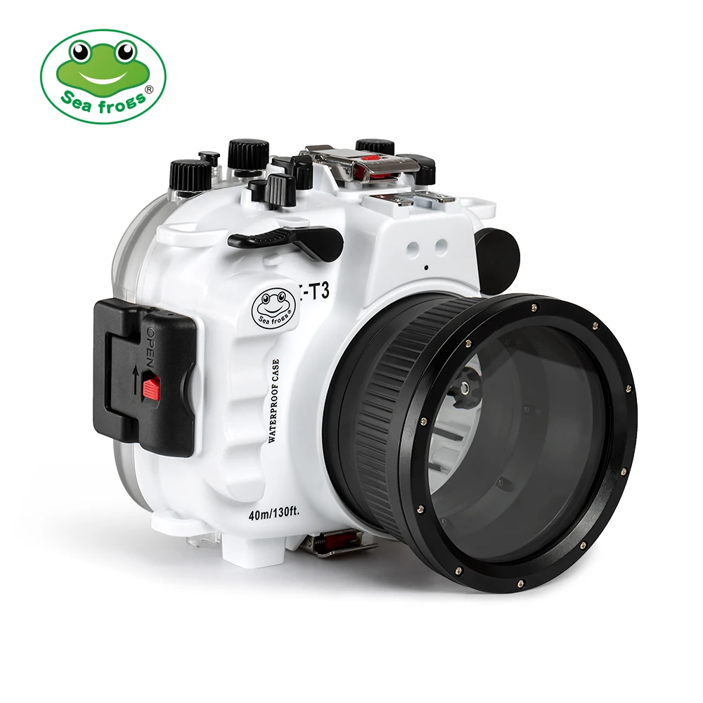 

Seafrogs 40M/130FT Underwater Camera Housing With Dry Dome Port For Fujifilm X-T3