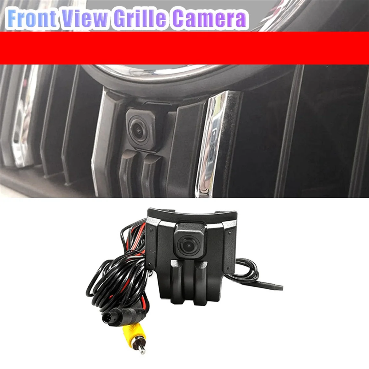Фото Автомобильная камера переднего вида для Toyota Land Cruiser Prado 150 J150 LC150, облегчающая 2018, водонепроницаемая передняя камера с логотипом для парковки №4