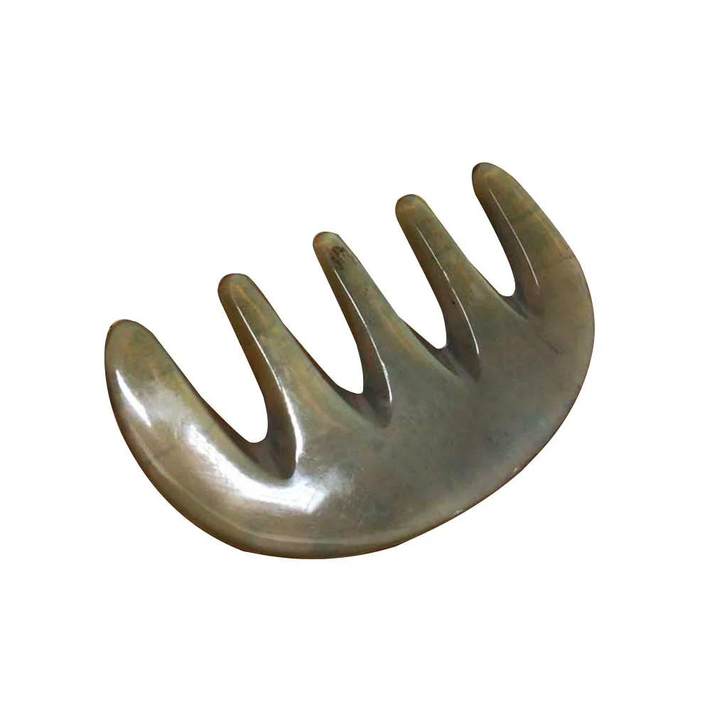 

Combmassage Hair Scalphorn Wide Toolcombs Claw Scrapping Five Headox Acupressure Wave The Sha Gua Buffalo Women Guasha Static