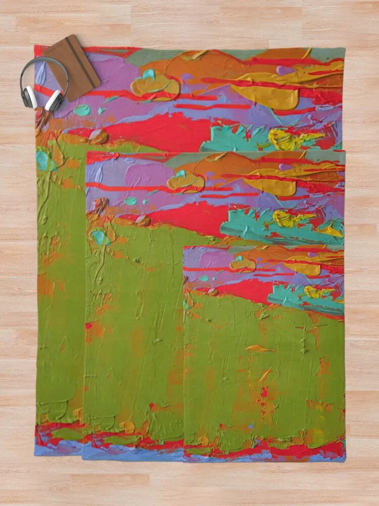 John Hoyland - 21.1.75 1975 Плед-кровать Модные фланелевые одеяла