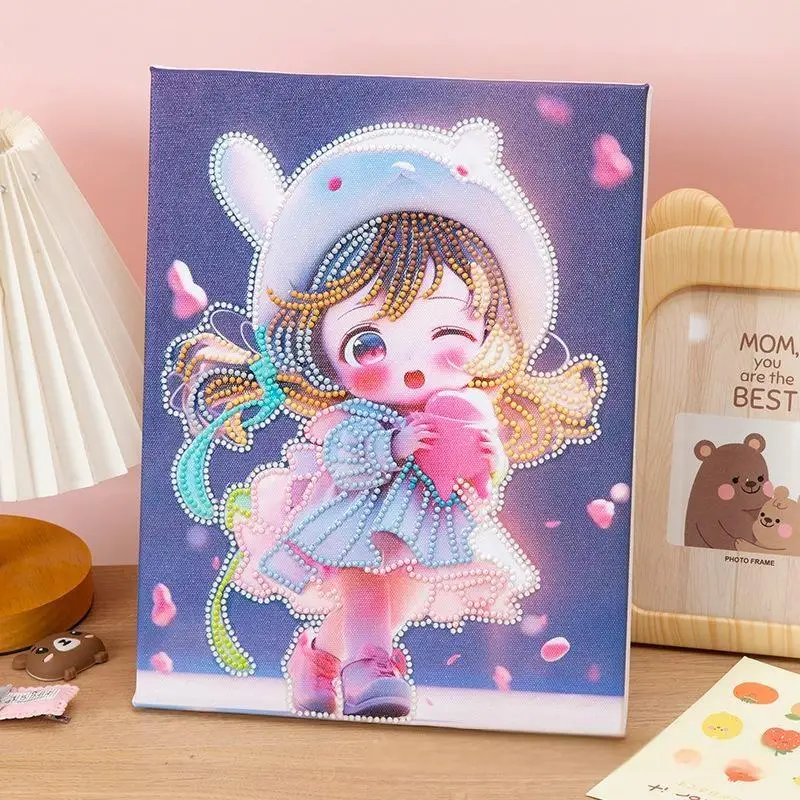 23 см * 30 светящаяся в темноте принцесса алмазная живопись DIY детский мультфильм