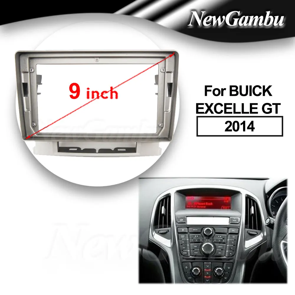 

NewGambu 9 Inch Car Radio FIT For BUICK EXCELLE GT 2014 DVD GPS Mp5 ABS PC Plastic Fascia Dashboard Plane Frame