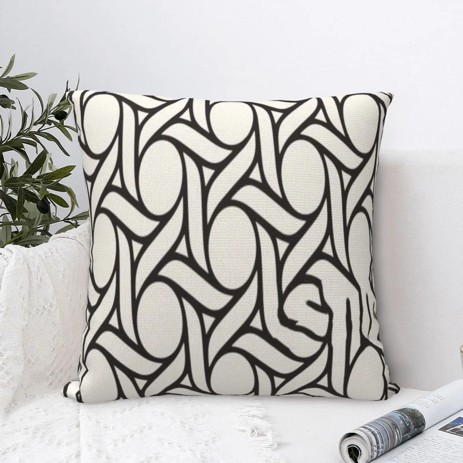 

Grid Printed 9 Pillow Case Pillow Case White Pillow Cover Back Cushion Pillows Decor Home Pillowcase Pillows Decor Home Kawaii