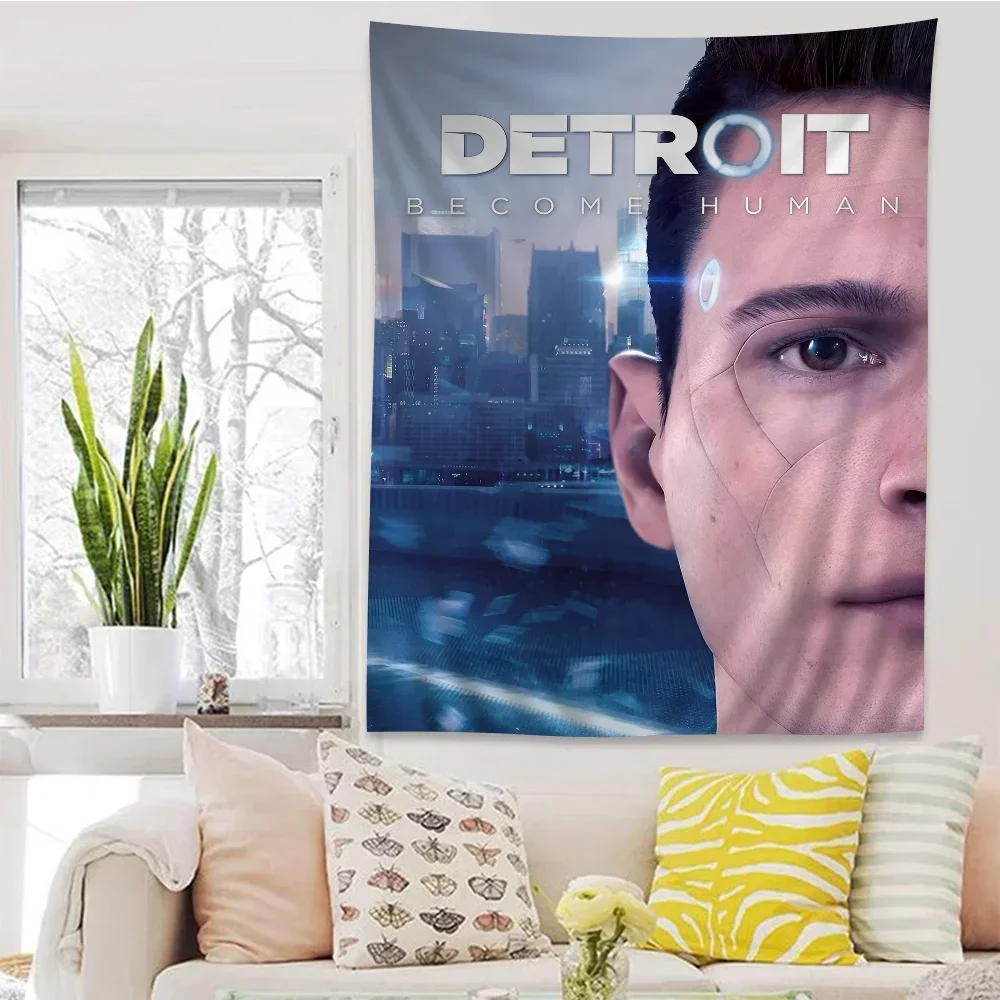 Детройт станьте человеком гобелен аниме подвесной Таро хиппи рандомные