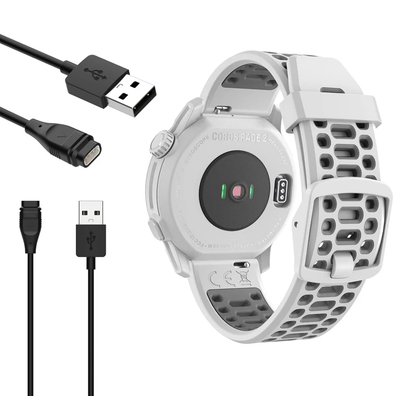 Smartwatch Charger Adapter USB Charging Cable Power Charge For Coros PACE 2/APEX 46mm 42mm/Pro VERTIX 2 Smart Watch Accessories