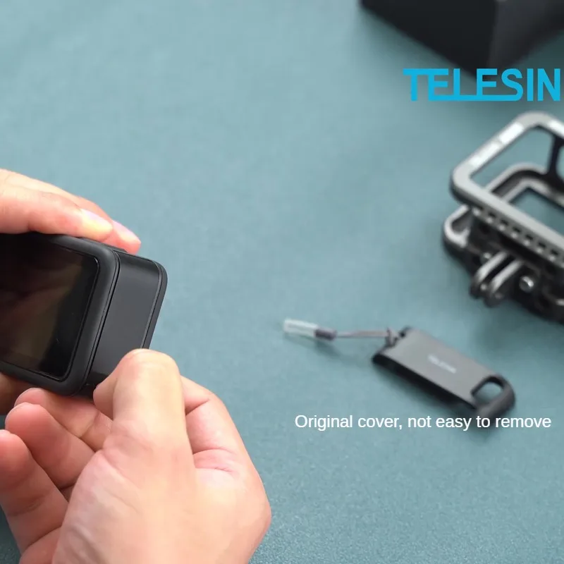 

TELESIN Rechargeable Side Cover: The Ultimate Aluminum Alloy Battery Solution for Uninterrupted Power Supply