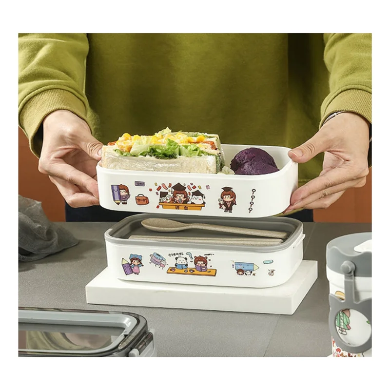 

Lunch Box Thermal Food Container Bento Box Microwave Safe Lunchbox School Child Food Storage Kid's Lunch Box
