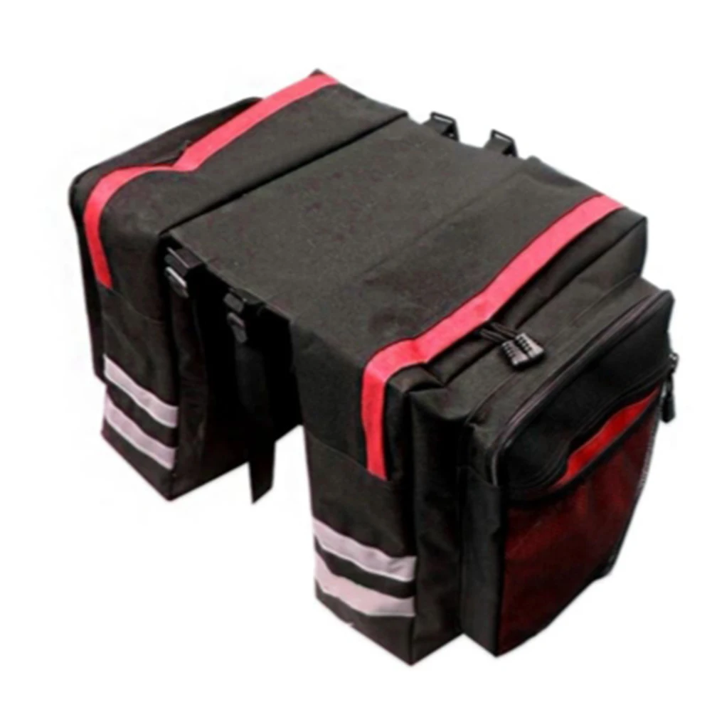 

Pouch Wear Resistance Waterproof Bicycle Accessories Zipper Closure Luggage Carrier Pannier Bag Travel Saddle Rear Tail Seat