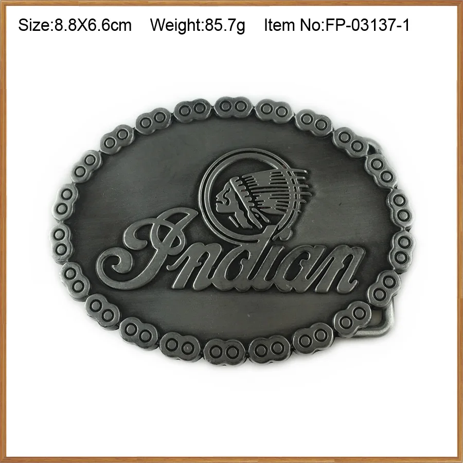 Ретро индийская пряжка для ремня из цинкового сплава с оловянной отделкой 2 цвета