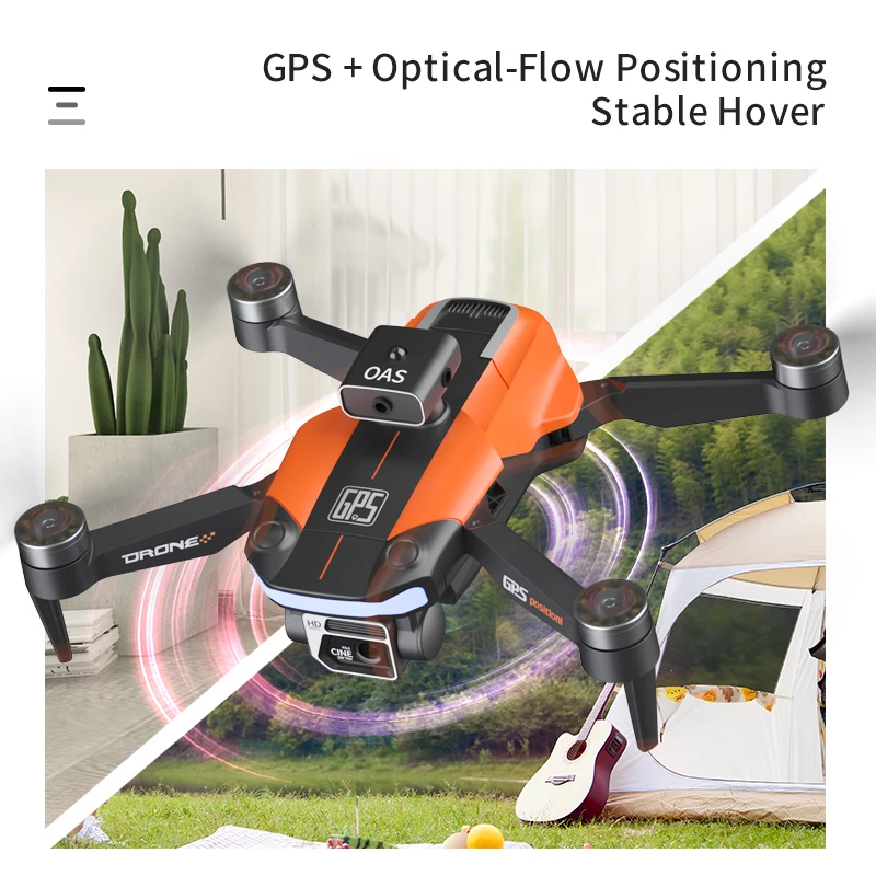 JJRC X26 GPS Дрон 2 4G Wi-Fi FPV 6K EIS HD Двойные камеры Самолет Интеллектуальное