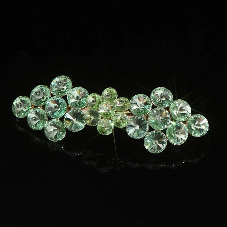 

[Подарите] Шпилька для волос со стразами и бантом средней весны, Шпилька для волос, элегантная и высококачественная позолоченная шпилька дл...