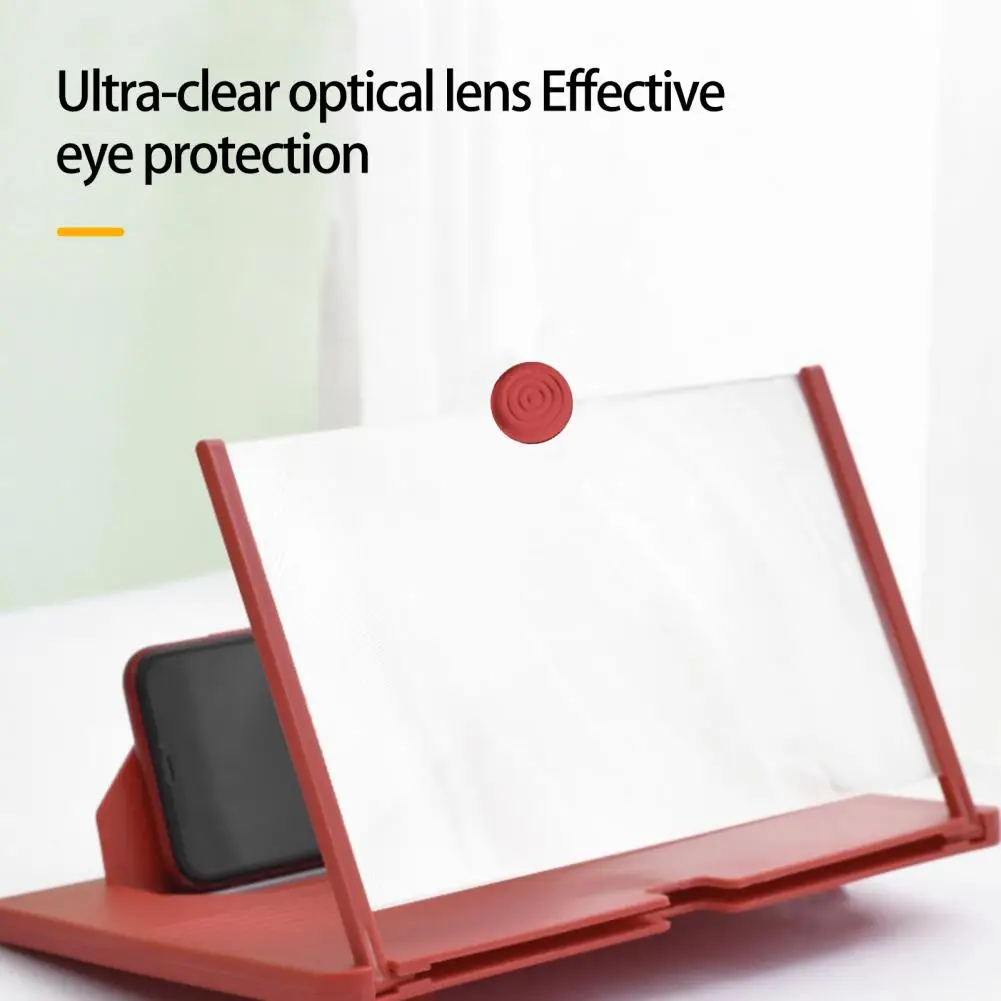 Практичная лупа для экрана телефона 3-цветная пластиковая с регулируемым углом