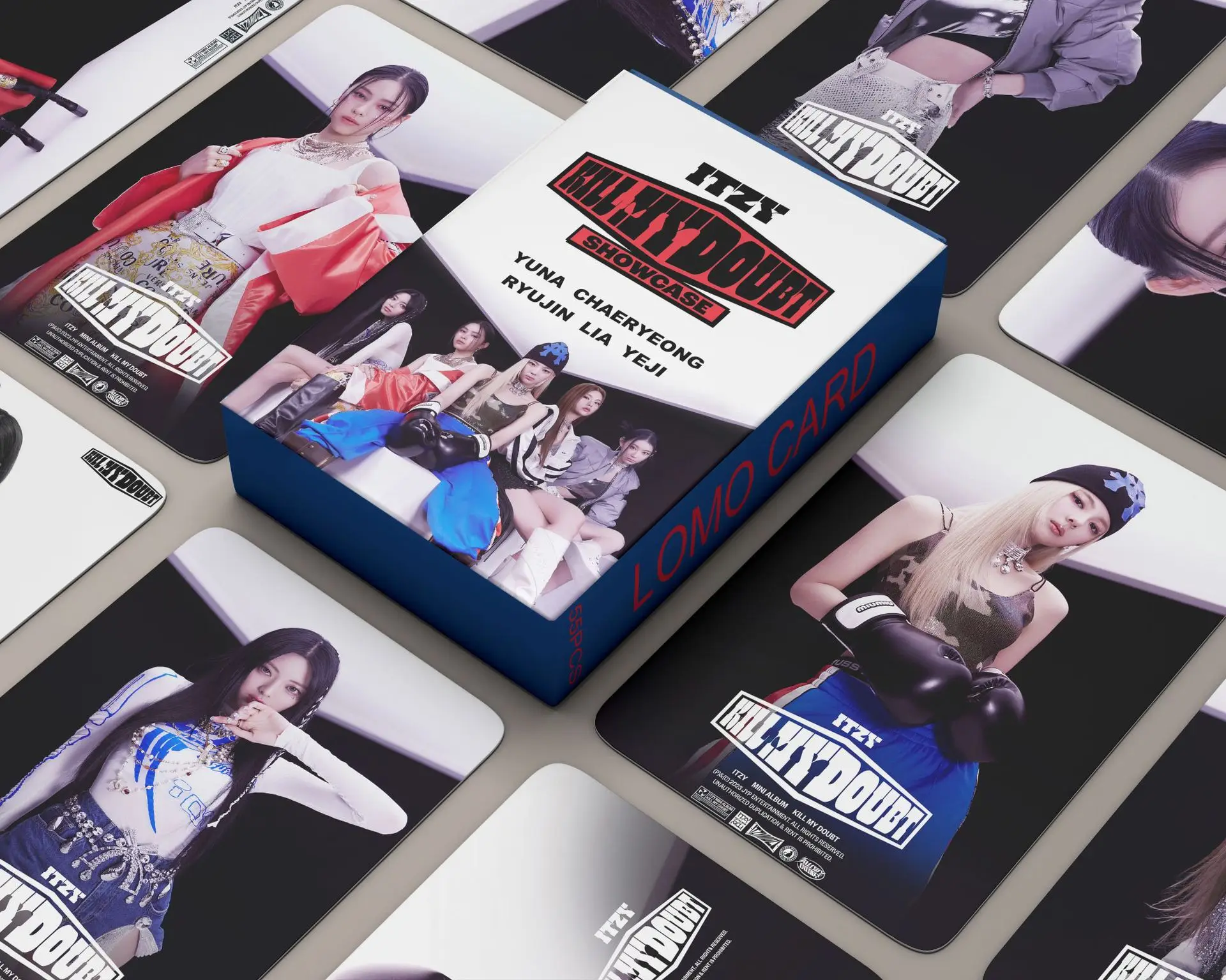 

55Pcs/Set Kpop ITZY New Album KILL MY DOUBT Lomo Cards BET ON ME Photocard High Quality HD Photo Postcard Pictures Fans Gifts