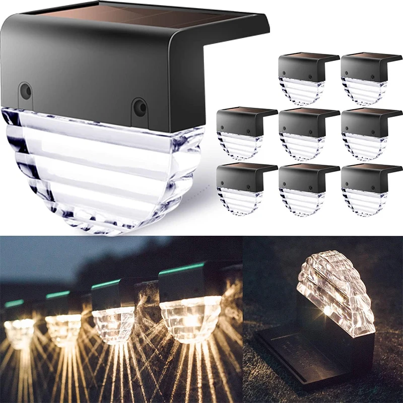 Фонари на солнечной батарее уличное освещение для ступеней водонепроницаемые