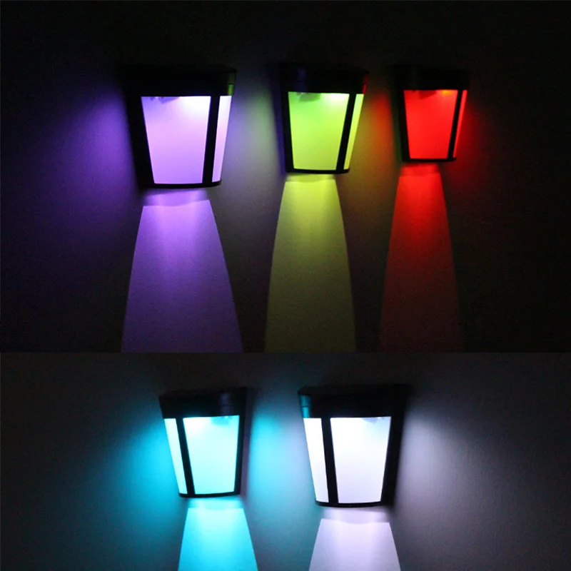 

Led Solar Light Outdoor Waterproof Solar Wall Light Garden Fence Garden Decoration Night Induction Landscape Decorative Light