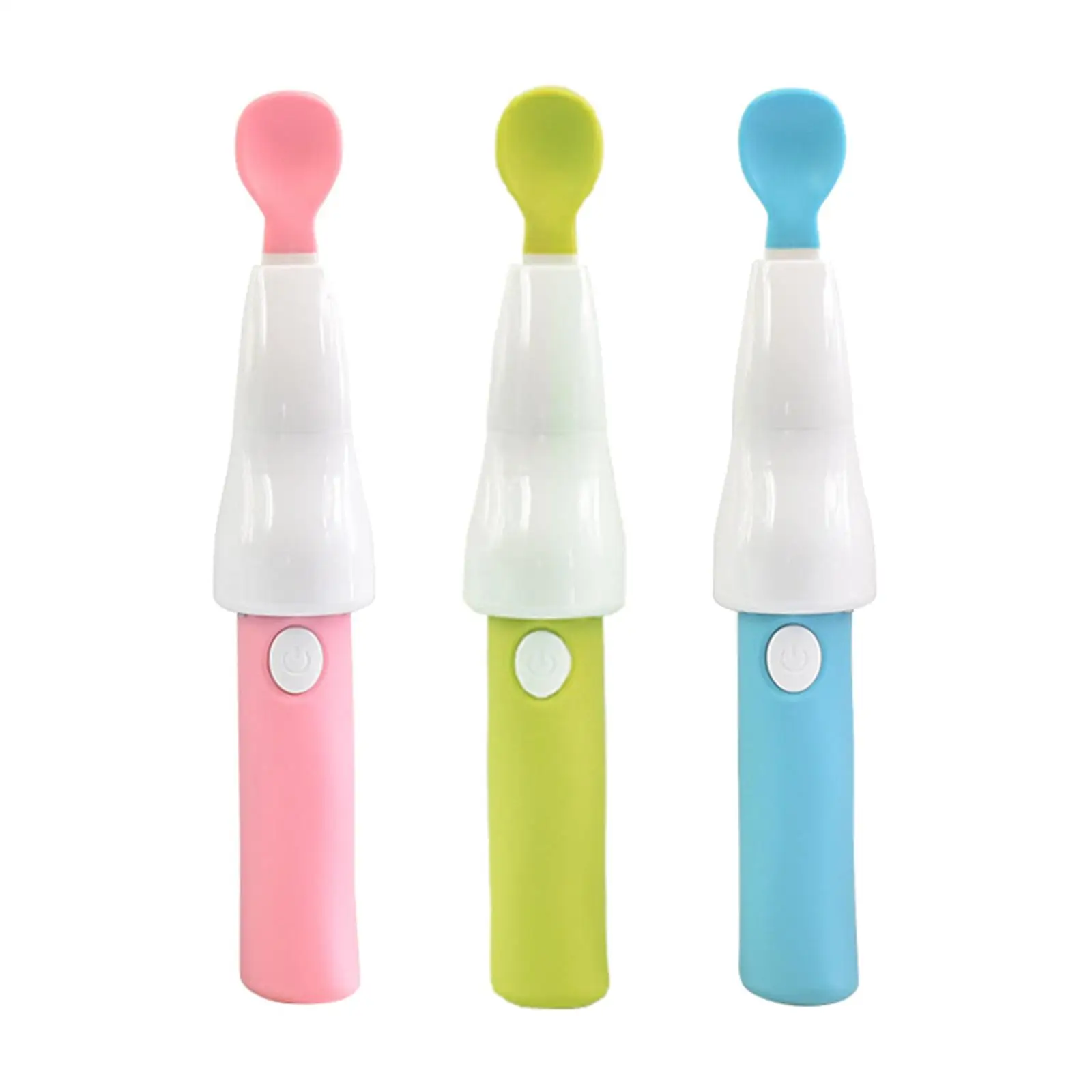 Automatic Cooling Infant Food Dispensing Spoon One Handed Feeding Baby Feeder Spoon