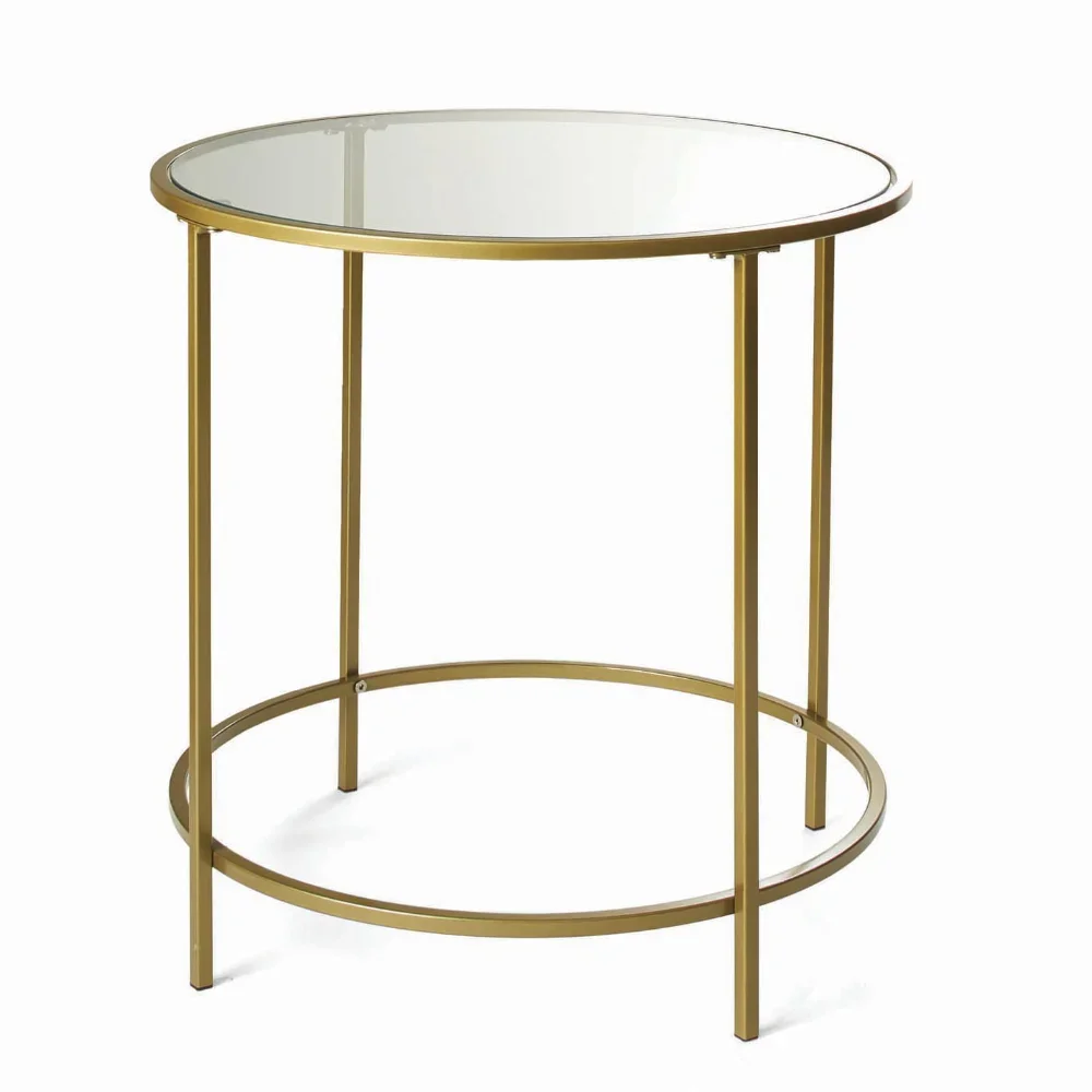 

Better Homes & Gardens Nola Side Table, Gold Finish , furniture ,room decor