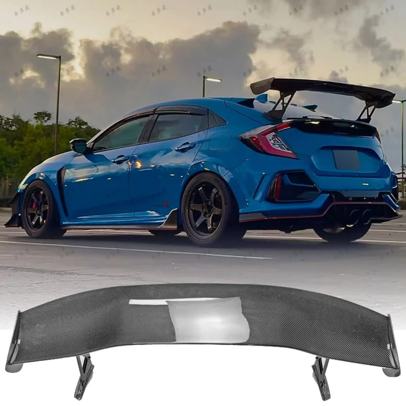Для Honda Civic FK4 FK7 FK8 TypR 5-дверный хэтчбек 2016-2021 Высококачественный спойлер из настоящего углеродного волокна на заднее крыло автомобиля, багажник, губа (art.: 3920cecd78ddc) - 3920cecd78ddc