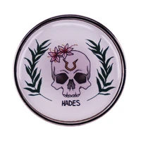 skull marks a role playing game jewelry gift pin wrafashionable creative cartoon brooch lovely enamel badge clothing accessories