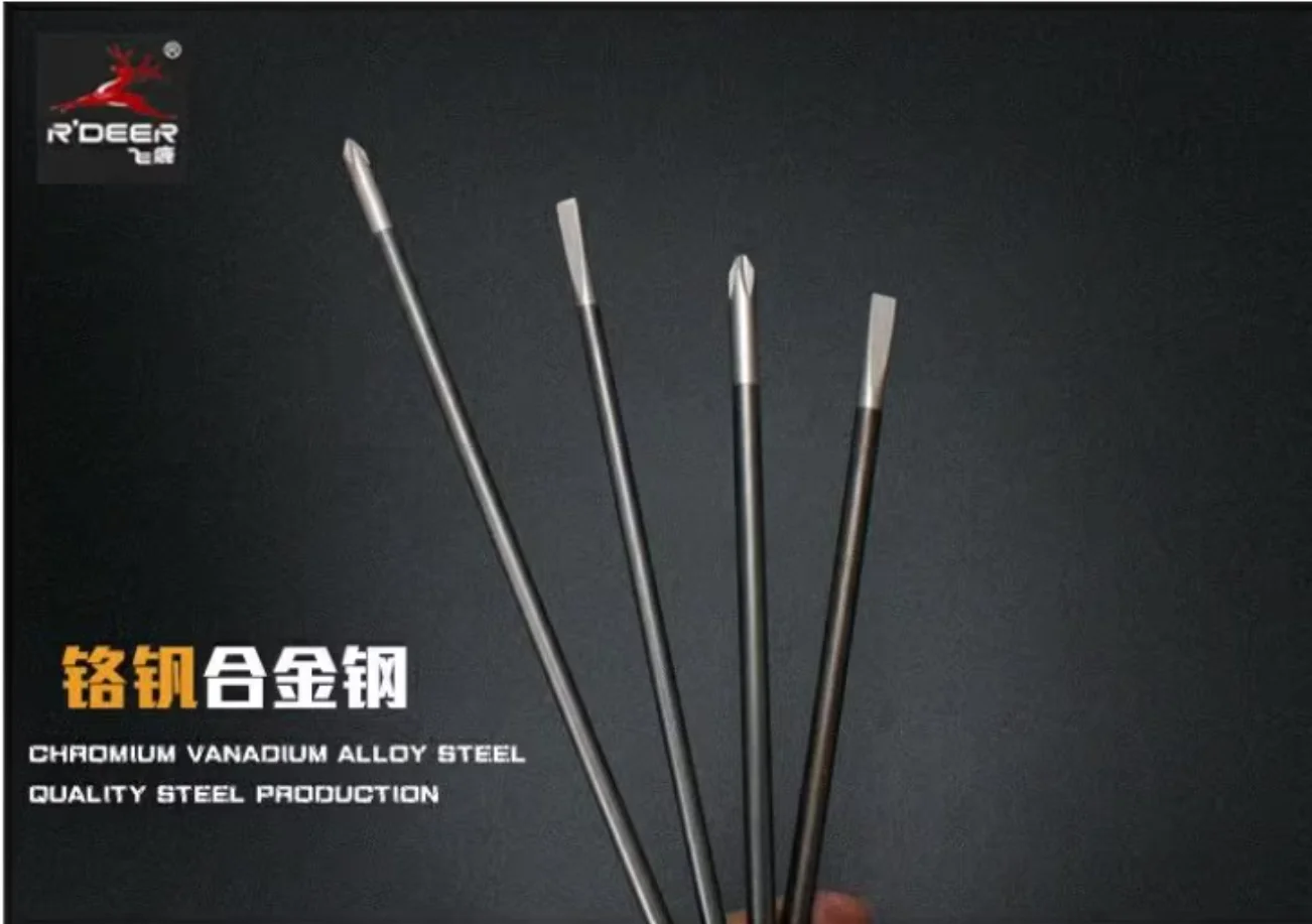 Нескользящая Трехцветная сверхдлинная Крестовая шлицевая отвертка R𧷮R 40 см