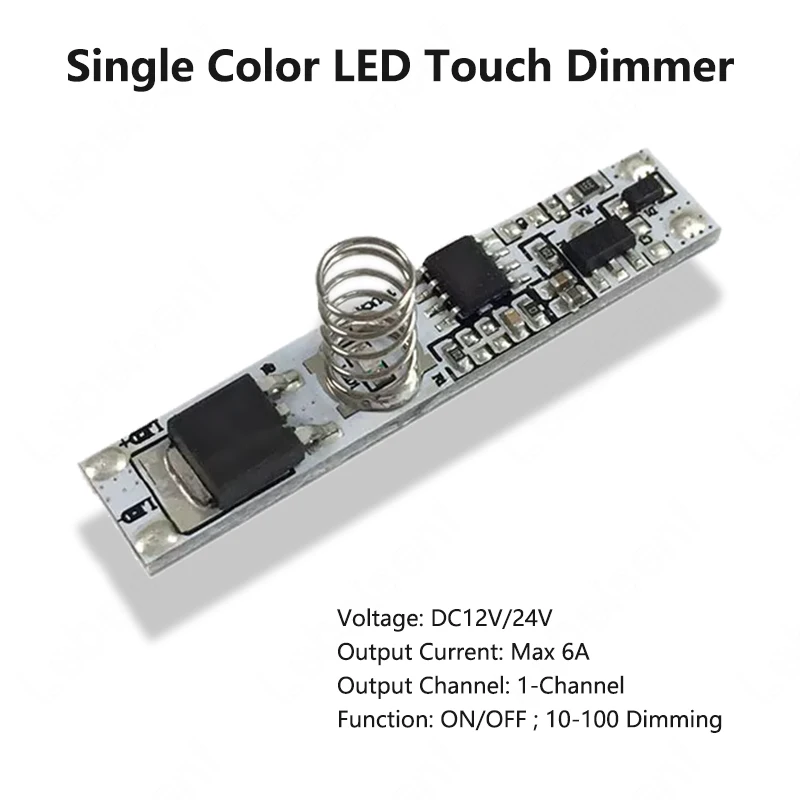 

Сенсорный диммер Lebeisenf DIM-T8/T9 для светодиодной ленты 12-24В 6А