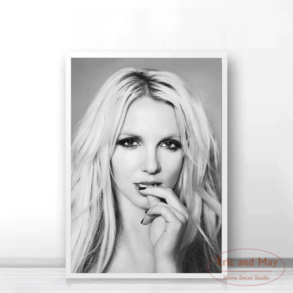 

Britney Spears Music Singer Posters And Prints Canvas Painting Pictures On The Wall Movie Decoration Home Decor Quadro