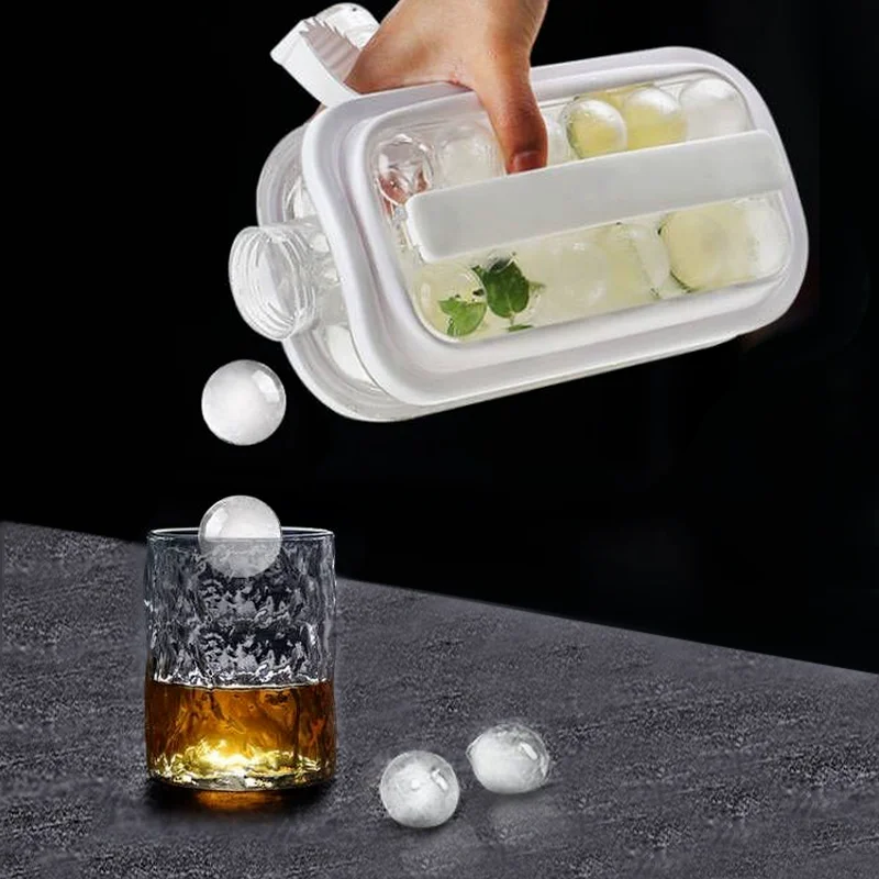 Купи Ice Ball Maker Kettle Ice Cube Mold 2 In 1 Multi-function Ice Cube Tray Mold Folding Ice Pot Silicone Ice Grid System Ice Ball за 1,348 рублей в магазине AliExpress