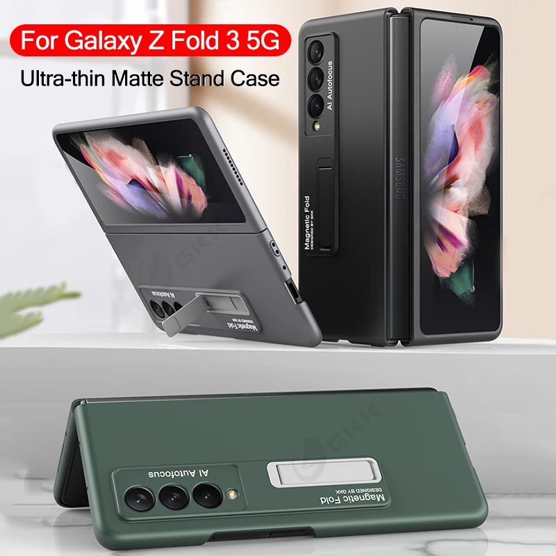 

GKK Original Case For Samsung Galaxy Z Fold 3 5G Case Ultra-thin Magnetic Stand Shockproof Hard Cover For Samsung Z Fold 3 5G