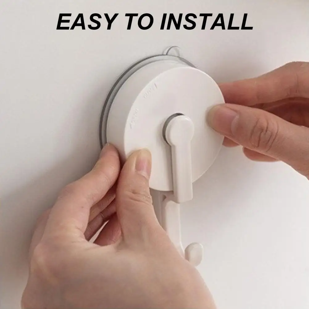 

Storage Hook Practical Rotatable Waterproof Wall Mounted Suction Cup Wall Storage Hook Home Supplies