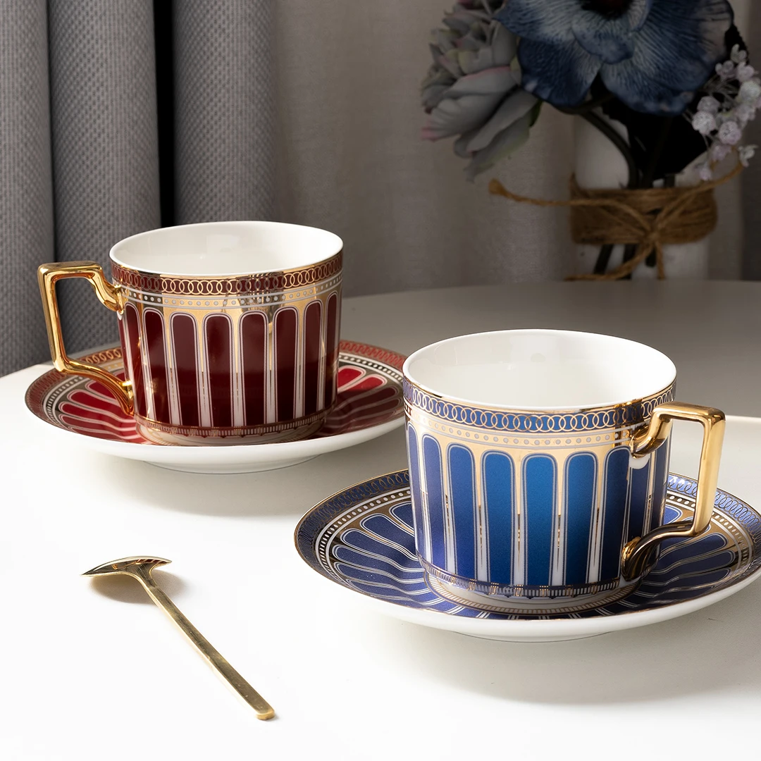 

Roman Coffee Cup Ceramics Niche High Value Light Luxury Custom Design Sense High Sense Mug Coffee Cup Turkish Coffee Cups