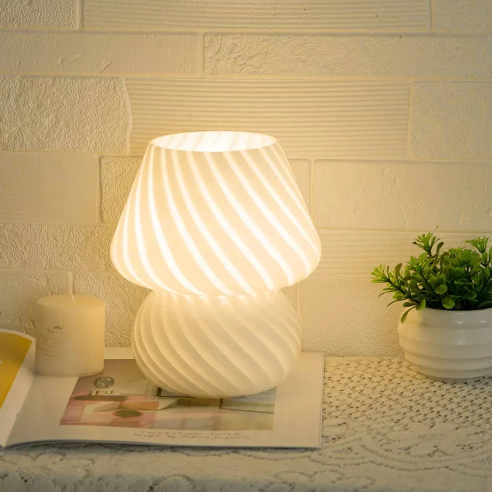 

Lamp Bedroom Bedside Kids Room Desk Table Lamp Cute Mushroom Shape Decoration Lights Kids Christmas Gift