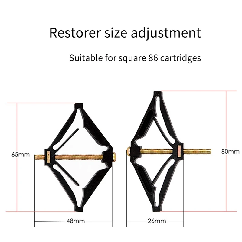 40 шт. перезаряжающий кассеты 86 мм темный ящик ремонтный винтовой выключатель