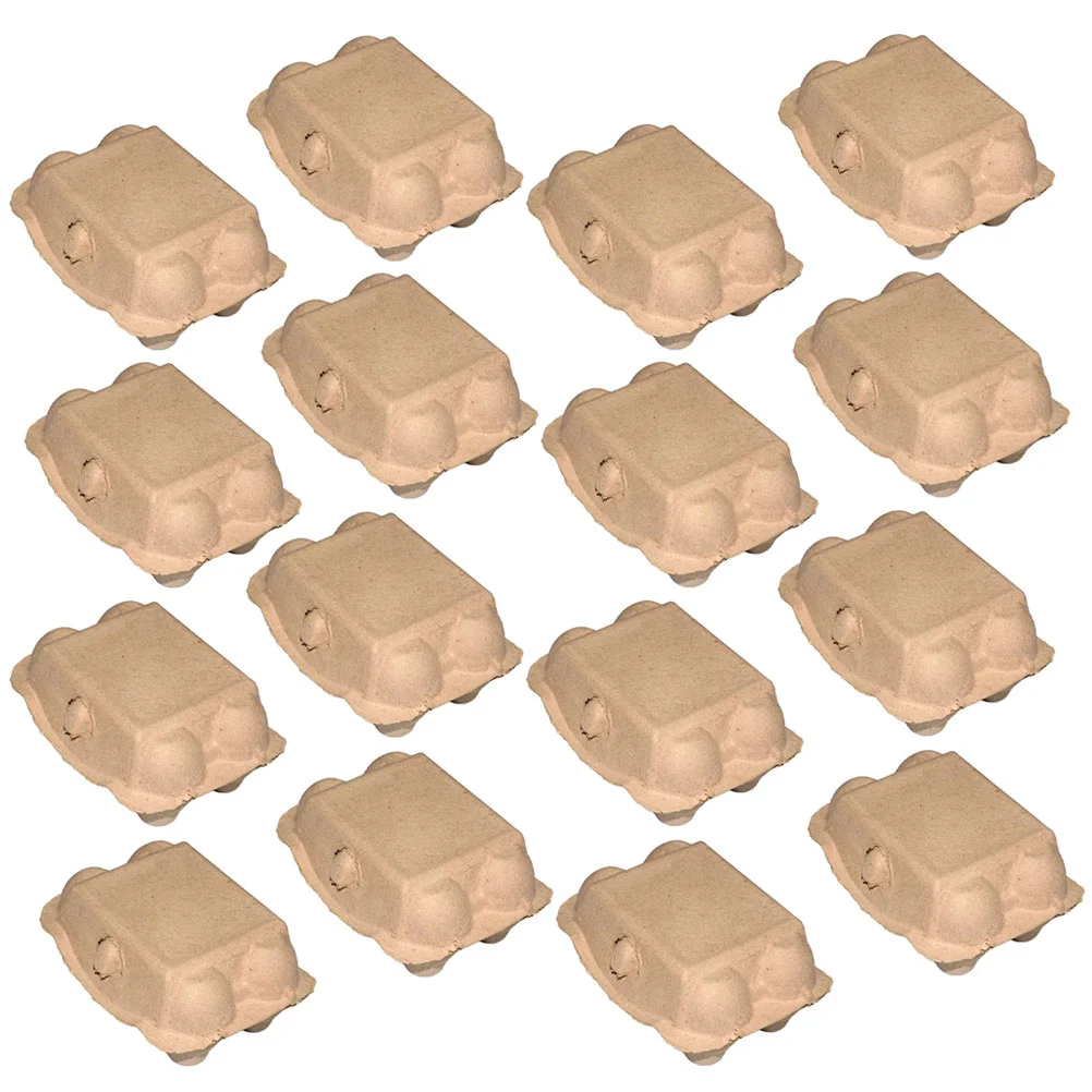 

20 Pcs Camping Egg Holder Carton Easter Paper Pulp Empry Box Container Cartons Travel